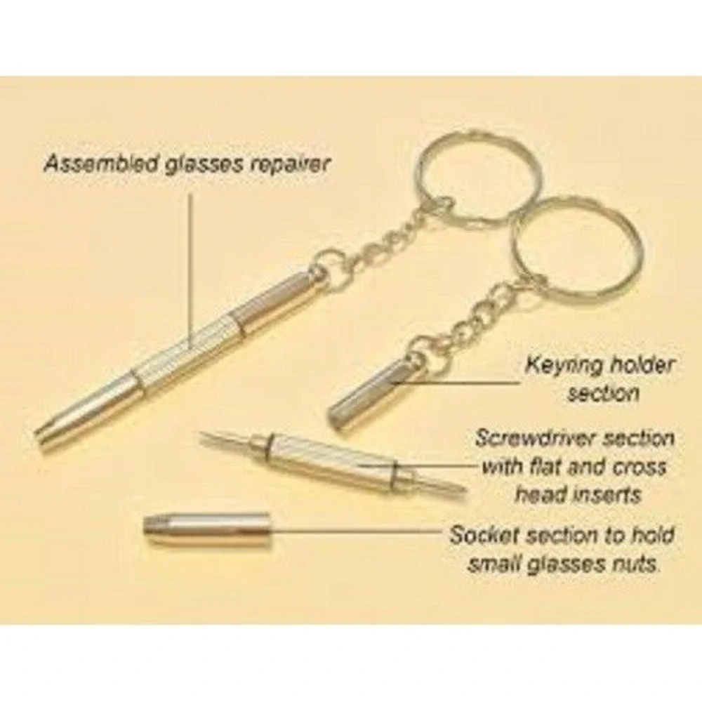 Mini 3‎ in 1 Glasses Eyeglasses Sunglasses Screwdriver Mobile Phone Watch Repair